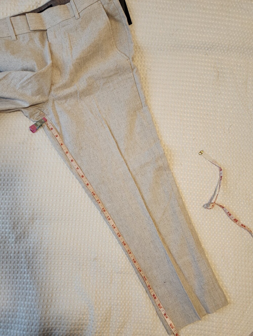 NWT Men's Abercrombie and Fitch Linen Blend Dress Pants Size 30 - Picture 7 of 7